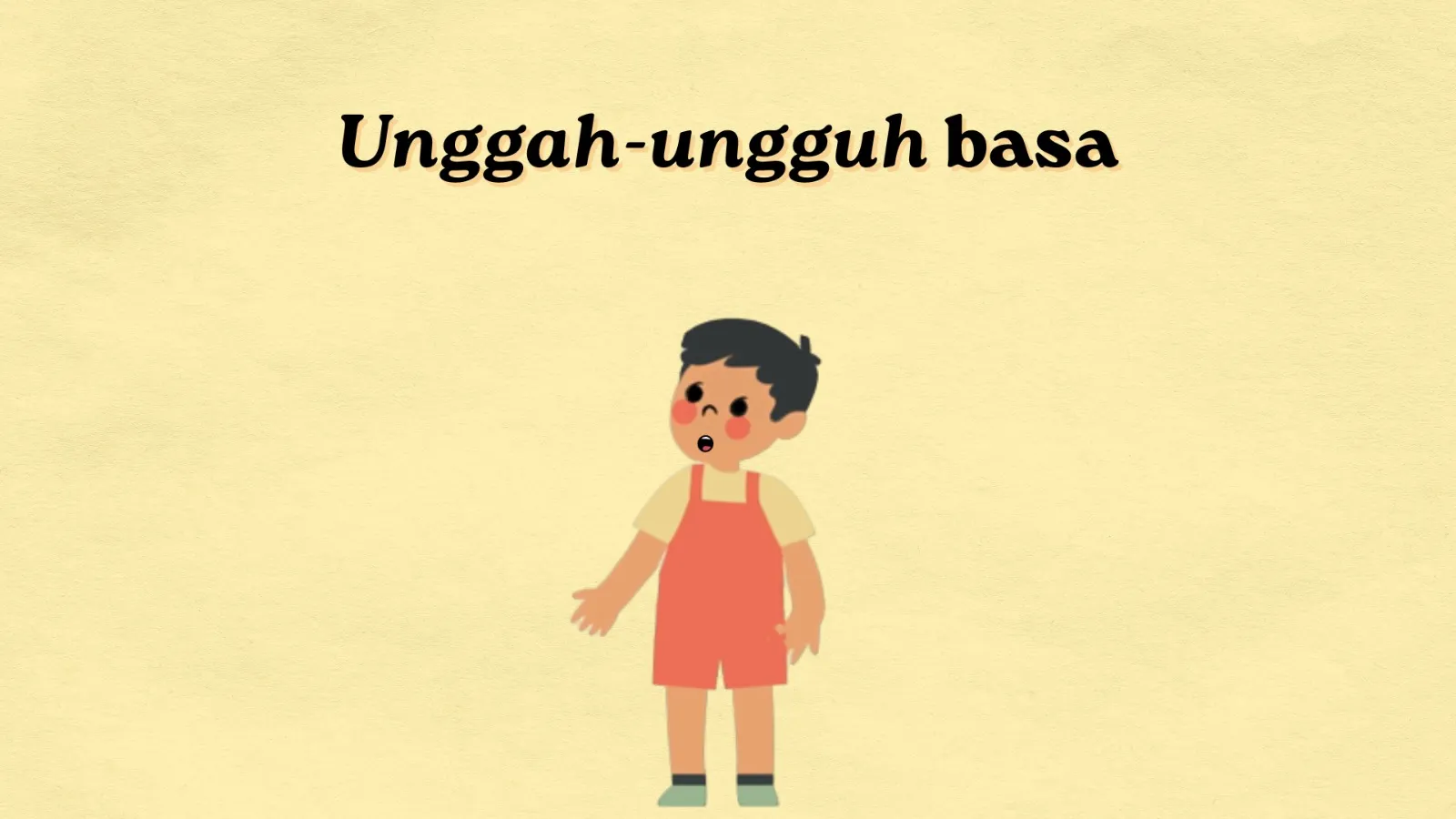Unggah-Ungguh Basa